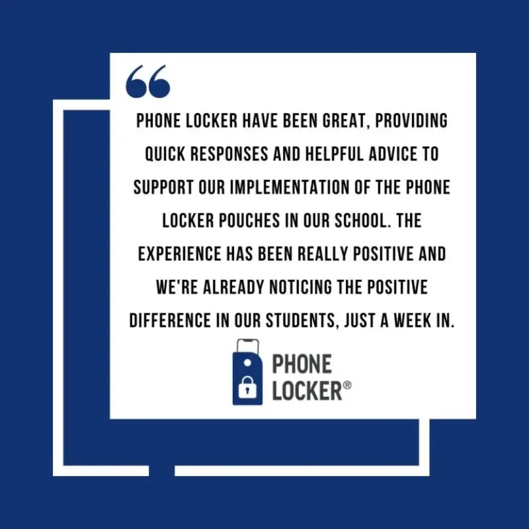 Angliából (is) remek visszajelzések érkeznek a Phone Locker rendszerre! 📵 🌎