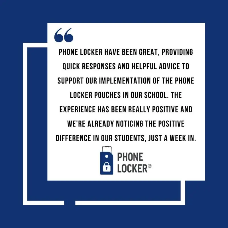 Angliából (is) remek visszajelzések érkeznek a Phone Locker rendszerre! 📵 🌎
